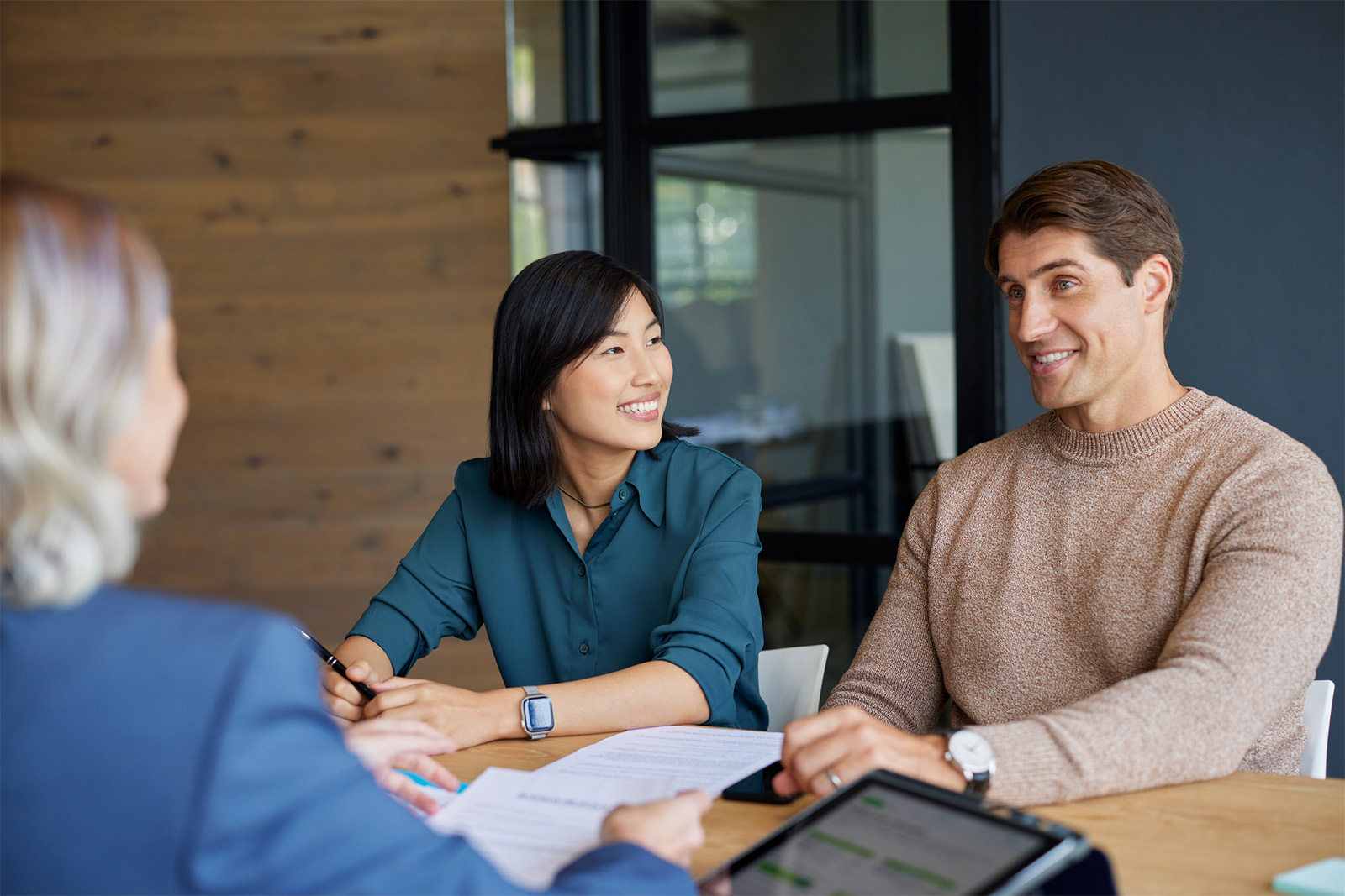 VA Loan Officer with family