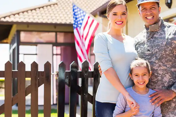 military family front of house pcs orders